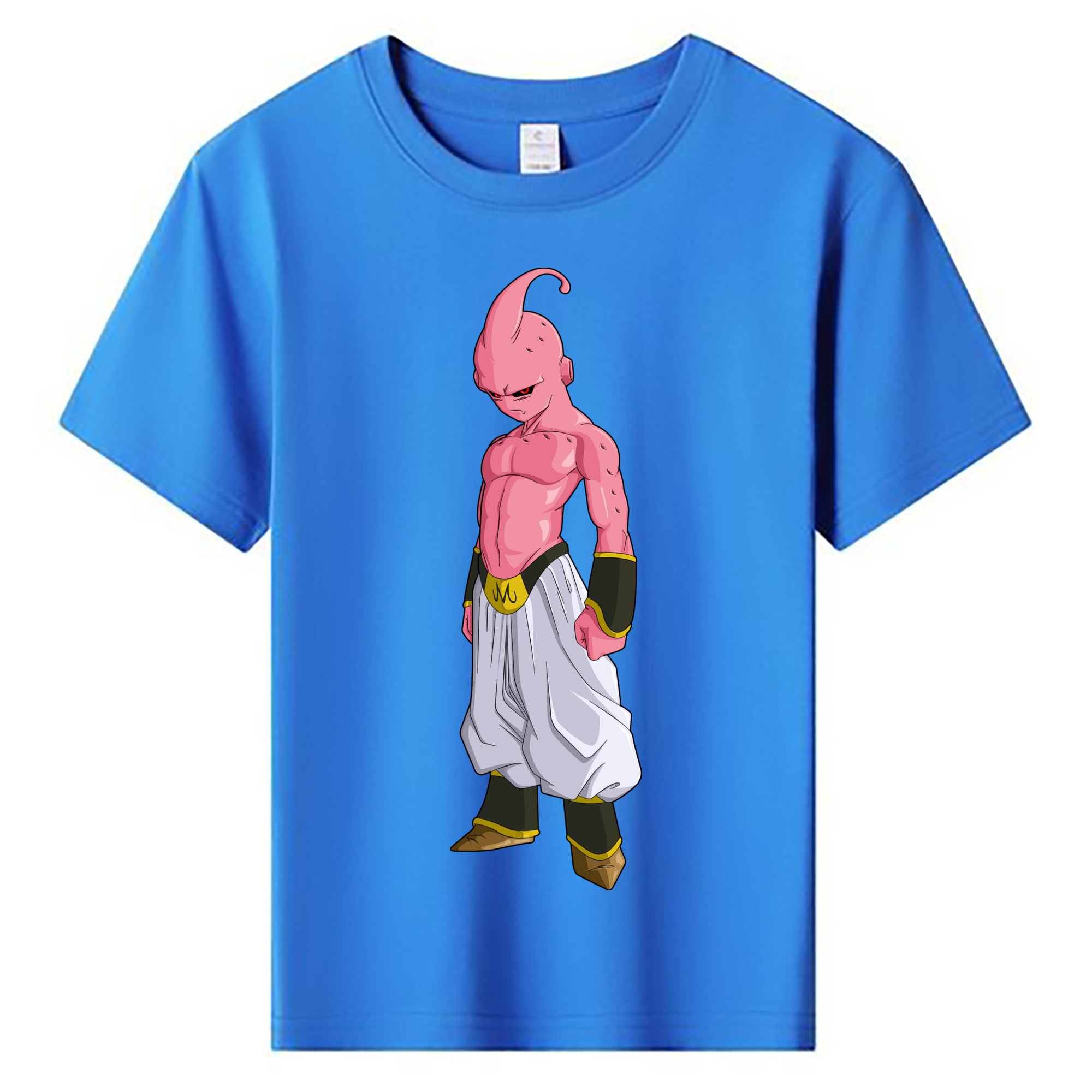 （画像用） ドラゴンボール 魔人ブウ DRAGON BALL Majin Buu 綿100％キッズTシャツ（フロントプリント）